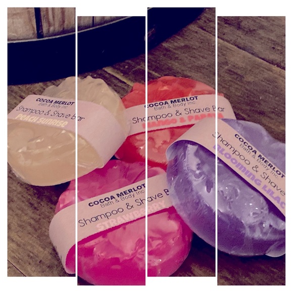 Shampoo & shave bar peach sunrise - cocoa merlot - Picture 3 of 3